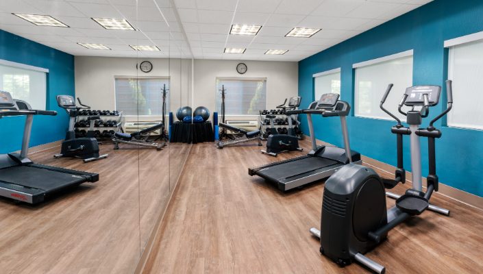 Fitness room, IHG hotel, Klamath Falls Oregon